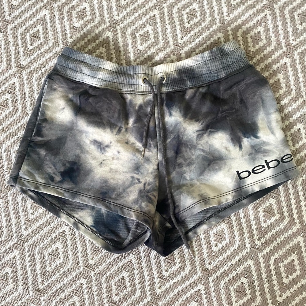 Bebe tye dye shorts